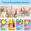 image:imagePicassoTiles Magnet Tile Building Blocks Ferris Wheel Amusement Rotating Accessory Kit Compatible with Full Sized Magnetic Tiles Construction Toy Set Education STEM Learning 3D Toddler Kid Age 3 PT0921pc