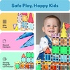 image:imagePicassoTiles Magnet Tile Building Blocks Ferris Wheel Amusement Rotating Accessory Kit Compatible with Full Sized Magnetic Tiles Construction Toy Set Education STEM Learning 3D Toddler Kid Age 3 PT0961pc With Carry Case 07
