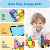 image:imagePicassoTiles Magnet Tile Building Blocks Ferris Wheel Amusement Rotating Accessory Kit Compatible with Full Sized Magnetic Tiles Construction Toy Set Education STEM Learning 3D Toddler Kid Age 3 PT0961pc With Carry Case