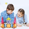 image:imagePicassoTiles Magnet Tile Building Blocks Ferris Wheel Amusement Rotating Accessory Kit Compatible with Full Sized Magnetic Tiles Construction Toy Set Education STEM Learning 3D Toddler Kid Age 3 PT0921pc