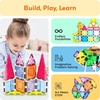 image:imagePicassoTiles Magnet Tile Building Blocks Ferris Wheel Amusement Rotating Accessory Kit Compatible with Full Sized Magnetic Tiles Construction Toy Set Education STEM Learning 3D Toddler Kid Age 3 PT0921pc