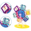 image:imagePicassoTiles Magnet Tile Building Blocks Ferris Wheel Amusement Rotating Playset Multi Structural Magnetic Tiles Toddlers Kids Educational STEM Learning Kit 3D Construction Block Toy Set Ages 3 PT01