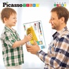image:imagePicassoTiles Magnet Tiles Building Block 2in1 Excavator amp Backhoe Brick Compatible Construction Playset with Car Base Magnetic Character Action Figure STEM Educational Learning Toy Kit Age 3 PTU04Light and Motor