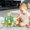 image:imagePicassoTiles Magnet Tiles Magnetic Building Blocks with 8 Construction Vehicles Crank Truck Excavator Bulldozer Road Roller Concrete Mixer Tractor Dump Truck Forklift Toys Learning Kids Ages 3 PTQ11Safari