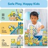 image:imagePicassoTiles Magnet Tiles Magnetic Building Blocks with 8 Construction Vehicles Crank Truck Excavator Bulldozer Road Roller Concrete Mixer Tractor Dump Truck Forklift Toys Learning Kids Ages 3 PTQ11Vehicles Crank Truck