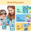 image:imagePicassoTiles Magnet Tiles Magnetic Building Blocks with 8 Construction Vehicles Crank Truck Excavator Bulldozer Road Roller Concrete Mixer Tractor Dump Truck Forklift Toys Learning Kids Ages 3 PTQ11Marine Animal Set With 8 Action Figures