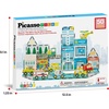 image:imagePicassoTiles Magnet Tiles Magnetic Building Blocks with 8 Construction Vehicles Crank Truck Excavator Bulldozer Road Roller Concrete Mixer Tractor Dump Truck Forklift Toys Learning Kids Ages 3 PTQ11Metro City Hospital