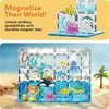 image:imagePicassoTiles Magnet Tiles Magnetic Building Blocks with 8 Construction Vehicles Crank Truck Excavator Bulldozer Road Roller Concrete Mixer Tractor Dump Truck Forklift Toys Learning Kids Ages 3 PTQ11Marine Animal Set With 8 Action Figures