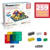 image:imagePicassoTiles Magnetc Brick Tile 259pcs Building Block Combo Set Compatible with Major Brick Systems Over 50 Builds STEM Educational Construction Toy for Kids Toddlers Boys Girls Ages 3 and Up PTS259259pcs Magnetic Tile  Building Brick Combo