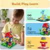 image:imagePicassoTiles Magnetc Brick Tile 259pcs Building Block Combo Set Compatible with Major Brick Systems Over 50 Builds STEM Educational Construction Toy for Kids Toddlers Boys Girls Ages 3 and Up PTS259259pcs Magnetic Tile  Building Brick Combo