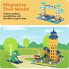 image:imagePicassoTiles Magnetc Brick Tile 259pcs Building Block Combo Set Compatible with Major Brick Systems Over 50 Builds STEM Educational Construction Toy for Kids Toddlers Boys Girls Ages 3 and Up PTS2591016pcs Magnetic Tile  Building Brick Combo