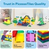 image:imagePicassoTiles Magnetc Brick Tile 259pcs Building Block Combo Set Compatible with Major Brick Systems Over 50 Builds STEM Educational Construction Toy for Kids Toddlers Boys Girls Ages 3 and Up PTS2591016pcs Magnetic Tile  Building Brick Combo