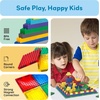 image:imagePicassoTiles Magnetc Brick Tile 259pcs Building Block Combo Set Compatible with Major Brick Systems Over 50 Builds STEM Educational Construction Toy for Kids Toddlers Boys Girls Ages 3 and Up PTS2591016pcs Magnetic Tile  Building Brick Combo