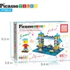 image:imagePicassoTiles Magnetc Brick Tile 259pcs Building Block Combo Set Compatible with Major Brick Systems Over 50 Builds STEM Educational Construction Toy for Kids Toddlers Boys Girls Ages 3 and Up PTS259512pcs Magnetic Tile  Building Brick Combo