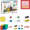 image:imagePicassoTiles Magnetc Brick Tile 259pcs Building Block Combo Set Compatible with Major Brick Systems Over 50 Builds STEM Educational Construction Toy for Kids Toddlers Boys Girls Ages 3 and Up PTS2591016pcs Magnetic Tile  Building Brick Combo
