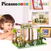 image:imagePicassoTiles Magnetic Brick Tiles STEM Creative Magnetic Tiles Building Block Set Building Brick Construction Toy Socket Spikes Toys Accessory Educational Imaginative Learning Kit Stacking SetMilitary