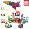 image:imagePicassoTiles Magnetic Brick Tiles STEM Creative Magnetic Tiles Building Block Set Building Brick Construction Toy Socket Spikes Toys Accessory Educational Imaginative Learning Kit Stacking Set333 Pcs Combo Set