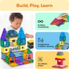 image:imagePicassoTiles Magnetic Brick Tiles STEM Creative Magnetic Tiles Building Block Set Building Brick Construction Toy Socket Spikes Toys Accessory Educational Imaginative Learning Kit Stacking Set12pcs Socket02