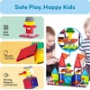 image:imagePicassoTiles Magnetic Brick Tiles STEM Creative Magnetic Tiles Building Block Set Building Brick Construction Toy Socket Spikes Toys Accessory Educational Imaginative Learning Kit Stacking Set12pcs Socket02
