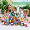 image:imagePicassoTiles Magnetic Brick Tiles STEM Creative Magnetic Tiles Building Block Set Building Brick Construction Toy Socket Spikes Toys Accessory Educational Imaginative Learning Kit Stacking Set353 Pcs Combo Set
