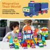 image:imagePicassoTiles Magnetic Brick Tiles STEM Creative Magnetic Tiles Building Block Set Building Brick Construction Toy Socket Spikes Toys Accessory Educational Imaginative Learning Kit Stacking Set12pcs Socket02