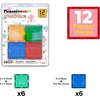 image:imagePicassoTiles Magnetic Brick Tiles STEM Creative Magnetic Tiles Building Block Set Building Brick Construction Toy Socket Spikes Toys Accessory Educational Imaginative Learning Kit Stacking Set12pcs Socket02