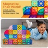 image:imagePicassoTiles Magnetic Building Block Quarter Round and Window Set Magnet Construction Toy Educational Kit Engineering STEM Learning Playset Child Brain Development Stacking Blocks PlayboardsQuarter Round and Window Set