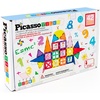 image:imagePicassoTiles Magnetic Building Block Quarter Round and Window Set Magnet Construction Toy Educational Kit Engineering STEM Learning Playset Child Brain Development Stacking Blocks PlayboardsGraphic Arts