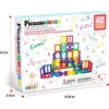 image:imagePicassoTiles Magnetic Building Block Quarter Round and Window Set Magnet Construction Toy Educational Kit Engineering STEM Learning Playset Child Brain Development Stacking Blocks PlayboardsSeethrough Shape