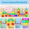 image:imagePicassoTiles Magnetic Building Block Set Right Triangle Magnet Tiles Construction Toy STEM Learning Kit Educational Playset Playboard Pretend Play Stacking Blocks Child Brain Development PTE0212Pc Square