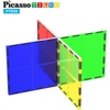 image:imagePicassoTiles Magnetic Building Block Set Right Triangle Magnet Tiles Construction Toy STEM Learning Kit Educational Playset Playboard Pretend Play Stacking Blocks Child Brain Development PTE024Pc Large Square