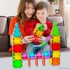 image:imagePicassoTiles Magnetic Building Block Set Right Triangle Magnet Tiles Construction Toy STEM Learning Kit Educational Playset Playboard Pretend Play Stacking Blocks Child Brain Development PTE0212Pc Square