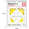 image:imagePicassoTiles Magnetic Building Block Set Right Triangle Magnet Tiles Construction Toy STEM Learning Kit Educational Playset Playboard Pretend Play Stacking Blocks Child Brain Development PTE024Pc Large Square