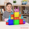 image:imagePicassoTiles Magnetic Building Block Set Right Triangle Magnet Tiles Construction Toy STEM Learning Kit Educational Playset Playboard Pretend Play Stacking Blocks Child Brain Development PTE024Pc Large Square