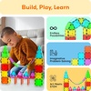 image:imagePicassoTiles Magnetic Building Block Set Right Triangle Magnet Tiles Construction Toy STEM Learning Kit Educational Playset Playboard Pretend Play Stacking Blocks Child Brain Development PTE0212Pc Square