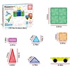 image:imagePicassoTiles Magnetic Building Block Set Right Triangle Magnet Tiles Construction Toy STEM Learning Kit Educational Playset Playboard Pretend Play Stacking Blocks Child Brain Development PTE0263Pc Diamond