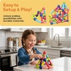 image:imagePicassoTiles Magnetic Building Stick Block Construction Set with Storage Bin Colorful 3D STEM Toy Blocks Bar Balls amp Rods Montessori Educational for All Ages Puzzle Toy for Boys amp Girls PTX50