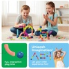 image:imagePicassoTiles Magnetic Building Stick Block Construction Set with Storage Bin Colorful 3D STEM Toy Blocks Bar Balls amp Rods Montessori Educational for All Ages Puzzle Toy for Boys amp Girls PTX50