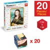 image:imagePicassoTiles Magnetic Expression Puzzle Toy Building Block Mix amp Match Cubes Cubes Magnet Sensory Toys PreSchool Gifts Educational STEM Learning Kit for Kid Baby Toddler Age 3 and Up 8 Pieces PMC0820pcs Van Gogh Mona Lisa
