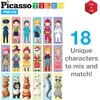 image:imagePicassoTiles Magnetic Expression Puzzle Toy Building Block Mix amp Match Cubes Cubes Magnet Sensory Toys PreSchool Gifts Educational STEM Learning Kit for Kid Baby Toddler Age 3 and Up 8 Pieces PMC08Expression Mix  Match Cubes