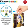 image:imagePicassoTiles Magnetic Expression Puzzle Toy Building Block Mix amp Match Cubes Cubes Magnet Sensory Toys PreSchool Gifts Educational STEM Learning Kit for Kid Baby Toddler Age 3 and Up 8 Pieces PMC0820pcs Famous Art