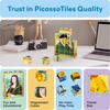image:imagePicassoTiles Magnetic Expression Puzzle Toy Building Block Mix amp Match Cubes Cubes Magnet Sensory Toys PreSchool Gifts Educational STEM Learning Kit for Kid Baby Toddler Age 3 and Up 8 Pieces PMC0820pcs Van Gogh Mona Lisa