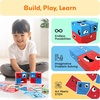 image:imagePicassoTiles Magnetic Expression Puzzle Toy Building Block Mix amp Match Cubes Cubes Magnet Sensory Toys PreSchool Gifts Educational STEM Learning Kit for Kid Baby Toddler Age 3 and Up 8 Pieces PMC08Expression Puzzle