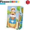 image:imagePicassoTiles Magnetic Expression Puzzle Toy Building Block Zoo Theme Animals Mix amp Match Cubes Magnet Sensory Toys Gifts Educational STEM Learning Kit for Kid Baby Toddler Age 3 and Up 6 Piece PTC06