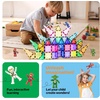 image:imagePicassoTiles Magnetic Figures 5 Piece Vehicle and Action Figure Set Including School Bus Car Truck and 2 Drivers Magnet Expansion Pack Toddler Toy Kit Pretend Playset for Construction Building BlockNinja