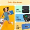 image:imagePicassoTiles Magnetic Storage Carrying Case Travel Bag Organizer for Kids  protective mesh pocket water resistant oxford cloth soft rubber handle sturdy zipper children toy bin ages 3