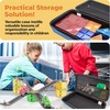 image:imagePicassoTiles Magnetic Storage Carrying Case Travel Bag Organizer for Kids  protective mesh pocket water resistant oxford cloth soft rubber handle sturdy zipper children toy bin ages 3