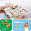 image:imagePicassoTiles Magnetic Tile Building Idea Book 230 Pages Illustrated Design Guide with 300 Creative Builds for Kids STEM Learning Creativity and Brain Development Educational Toy Ages 3 Plus PTIDEABOOK
