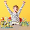 image:imagePicassoTiles Magnetic Tile Building Idea Book 230 Pages Illustrated Design Guide with 300 Creative Builds for Kids STEM Learning Creativity and Brain Development Educational Toy Ages 3 Plus PTIDEABOOK