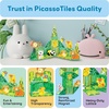 image:imagePicassoTiles Magnetic Tiles Magnet Tile Building Blocks Printed Fall Farm Themed Animal Toy Set with 8 Farmyard Animals Character Action Figures STEM Learning Playset for Kids Ages 3 PTQ27Forest